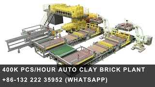 400,000 Pcsday Red Brick Automatic Line Clay Shale Fired Bricks Automatic Machine Whole Plant