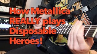 Disposable Heroes: 5 Things You're Playing Wrong | Metallica lesson | Weekend Wankshop 219