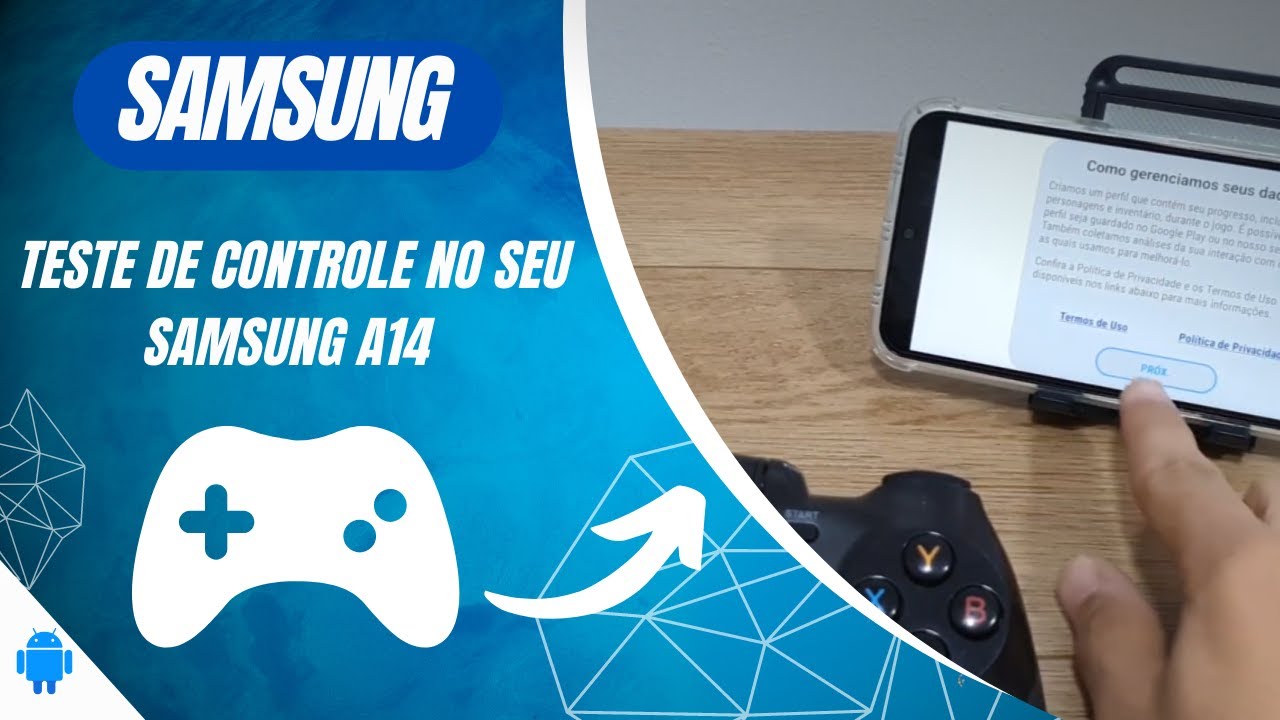 Teste de controle no seu Samsung A14 - Passo a passo - YouTube