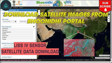 Hoe satellietbeelden downloaden van het Bhoonidhi-portaal | LISS IV-gegevens downloaden