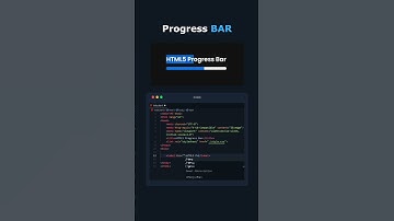 Make Progress Bar In HTML5 - Easily & Quickly! 😎 #shorts