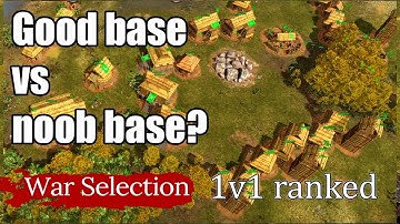 War Selection - 1v1 ranked - Importance of base layout