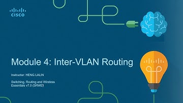 SRWE - Module 4 Inter-VLAN Routing