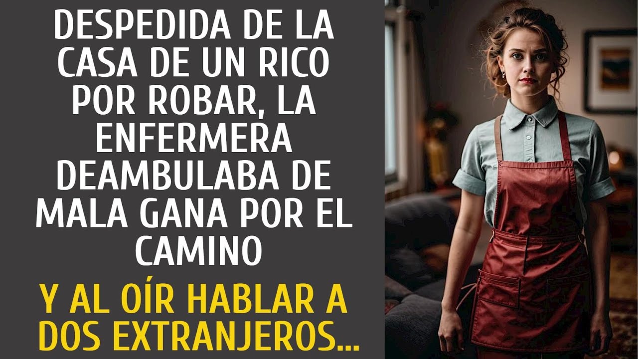 Despedida de la casa de un rico por robar, la enfermera deambulaba de mala gana por el camino…