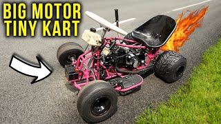 Transforming a KIDS QUAD into a 125cc Drift Kart (START TO FINISH)