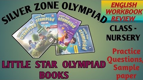 LITTLESTAR ENGLISH NURSERY OLYMPIAD|| English workbook || SAMPLE PAPER #silverzoneolympiad #english