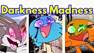 Friday Night Funkin Vs Darkness Madness Gumball Finn Mordecai Fnfmodpibby