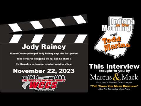 Indiana In The Morning Interview: Jody Rainey (11-22-23)