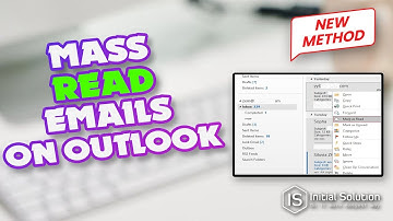 How to mass read emails on outlook 2024 | Initial Solution