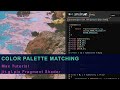 Color Palette Matching in Max/MSP (jit.gl.pix Tutorial)