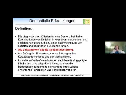 Naturheilkundliche Vorbeugung und Unterstützung bei Demenz (Alzheimer)