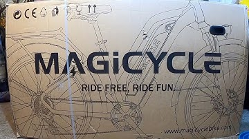 Magicycle Cruiser, Fat Tire Ebike Unboxing And Assembly