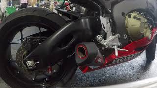 CBR1000RR 2017(SC77) Scorpion Serket Taper Slip-on Exhaust (w/o db
