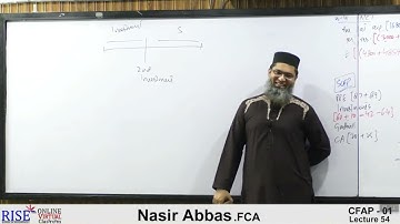 Advanced Accounting And Financial Reporting |AAFR| CFAP| CA|CFAP1 pac Sir Nasir Abbas Lecture 54