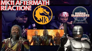 MORTAL KOMBAT 11 AFTERMATH CINEMATIC TEASER / ROBOCOP REVEAL REACTION!!!