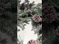 Raz 28" Iced Pinecone and Greenery Christmas Wreath W4511629