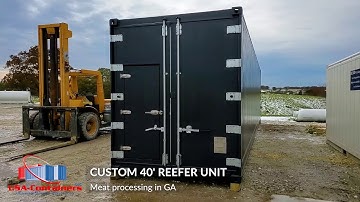 40ft Reefer for Meat Processing