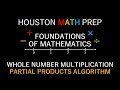 Partial Products Multiplication Algorithm (Whole Numbers)