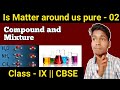 Is Matter around us pure || lecture - 02 || Mixture and compounds || and their properties ||