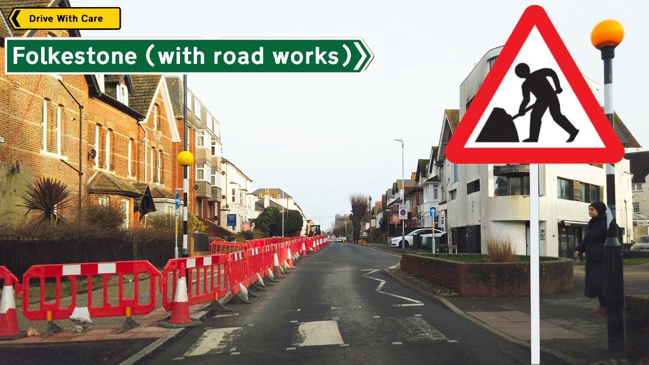 Driving Around Folkestone's Roadworks | Chaos on the roads