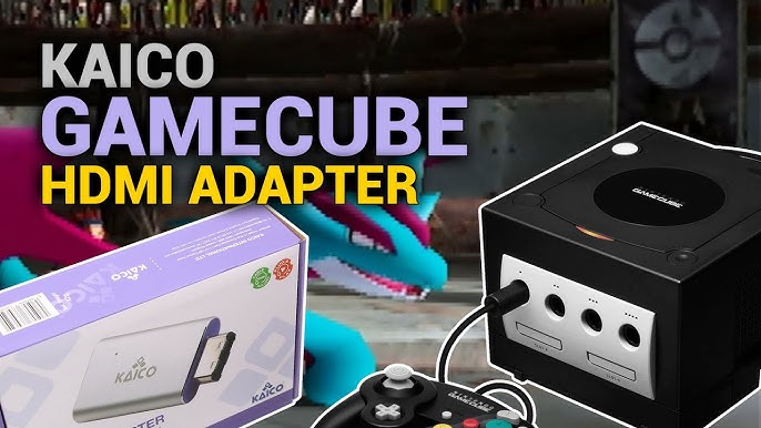 Gamecube HDMI Adapter Lead for The Nintendo Gamecube Running GCVideo  Software. Supports 2X Line-Doubling and Includes Remote Control. A Simple  Plug 