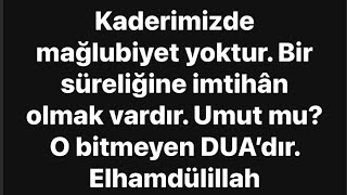 Güzel bir habere hasret kalmış kullarını müjdeli haberle sevindir Allah&#39;ım. 🤲
