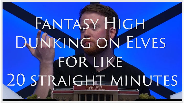 Fantasy High dunking on Elves for like 20 straight...