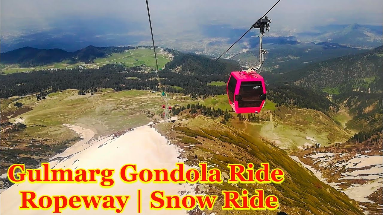 Gulmarg Gondola Ride Gulmarg Ropeway Gulmarg Cable Car full journey
