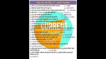 SSC GD ANALYSIS TODAY | 10 February 1st shift Analysis | SSC GD Analysis Today 2025 | #ssc #sscgd