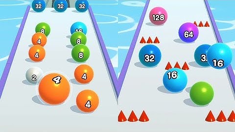 Ball Run 2048 🎱😷 - All Levels Gameplays  Android, iOS part 71