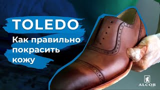 видео: Как правильно покрасить кожу TOLEDO картинка: Как правильно покрасить кожу TOLEDO