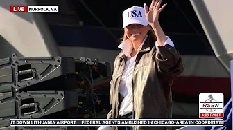 WATCH: First Lady Melania Trump Delivers Remarks to Energize the U.S. Navy - 10/5/25