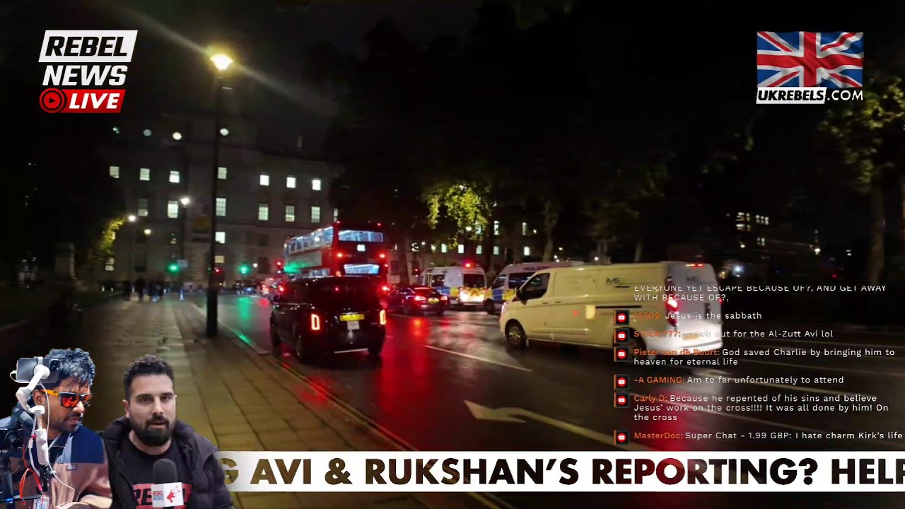 🔴 SPECIAL LIVE: Charlie Kirk Vigil in London — UKrebels.com