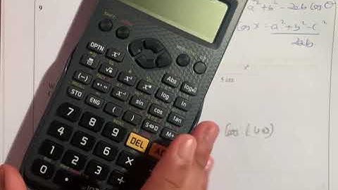 GCSE Maths - Cosine Rule (Part 2)