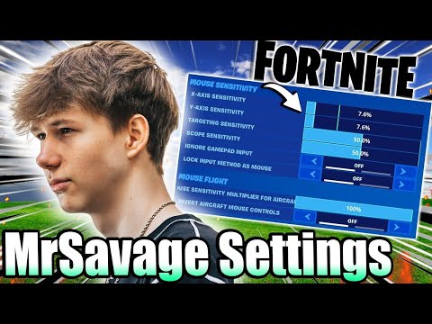 MrSavage Fortnite Settings