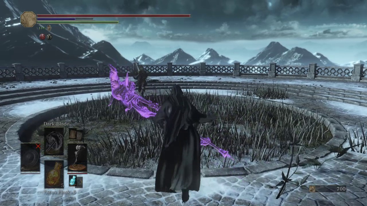 DARK SOULS 3 mad king crucifix reaction