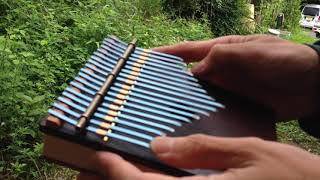 hand made kalimba カリンバ　シタン