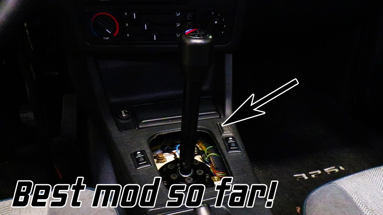 The E30 gets a crazy shifter! (Garagistic chassis mount shifter install