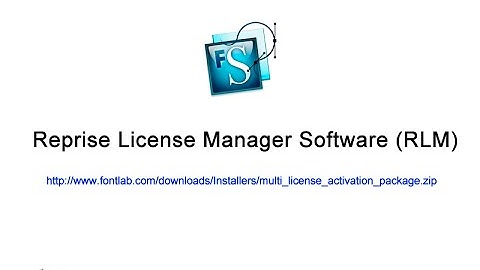Using the RLM Multi License Server for PC