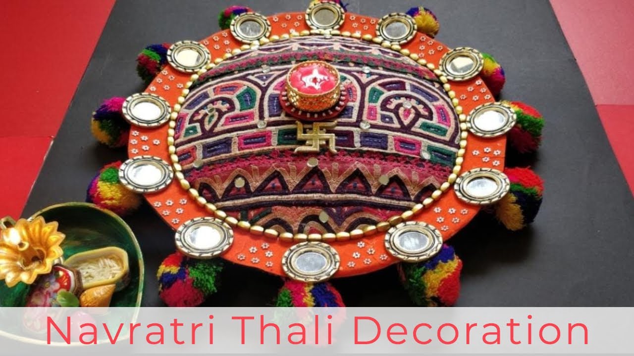 Navratri/Diwali Pooja Thali Decoration I Pooja Thali Decoration ...