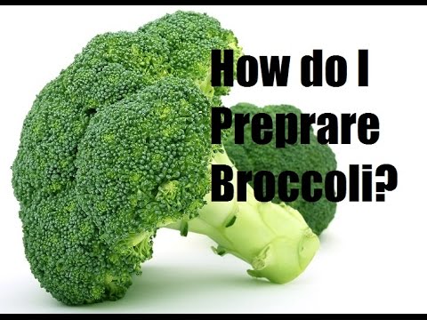 How to cut and clean Broccoli - French cooking techniques