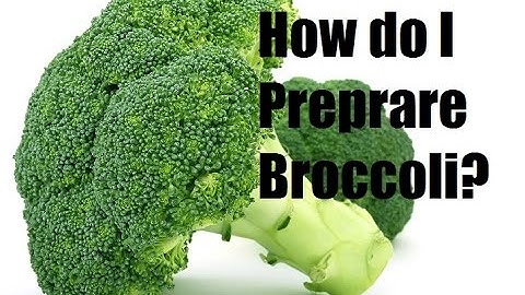 How to cut and clean Broccoli - French cooking techniques