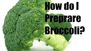How to cut and clean Broccoli  French cooking techniques