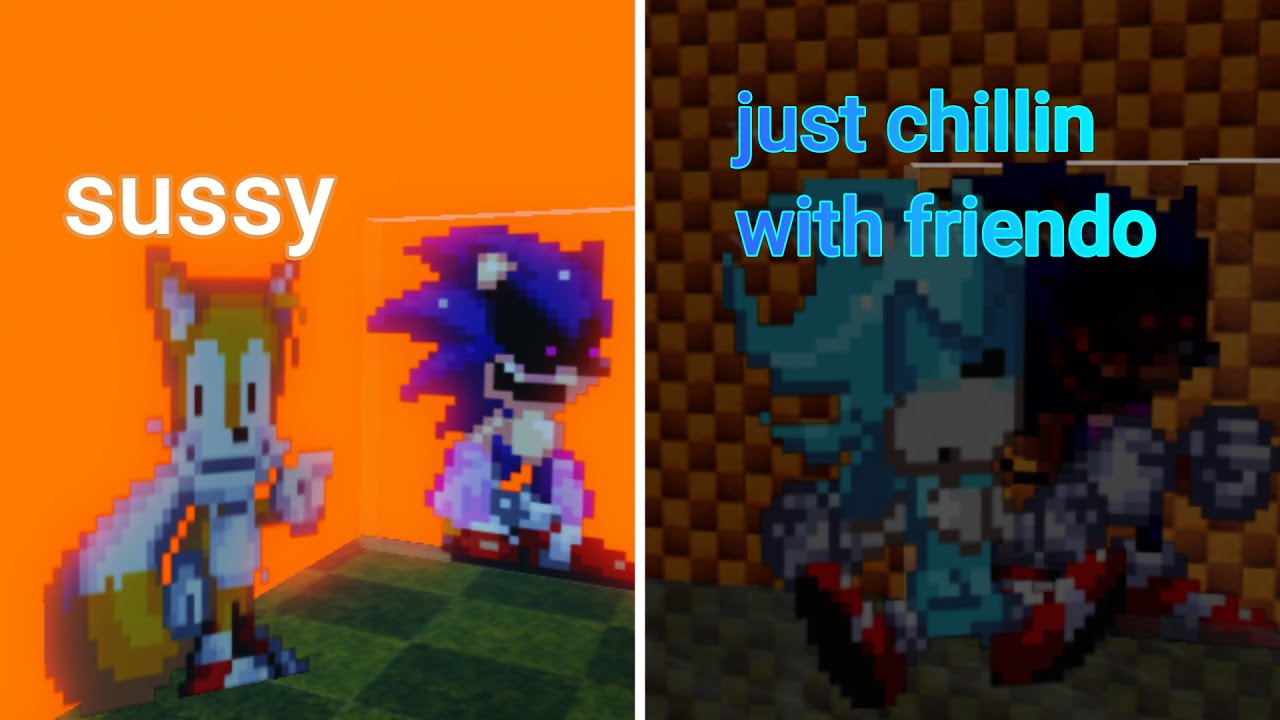 How to get Sonic.EXE FNF Pack and EXENITY in Sonic.exe tower millennium YouTube