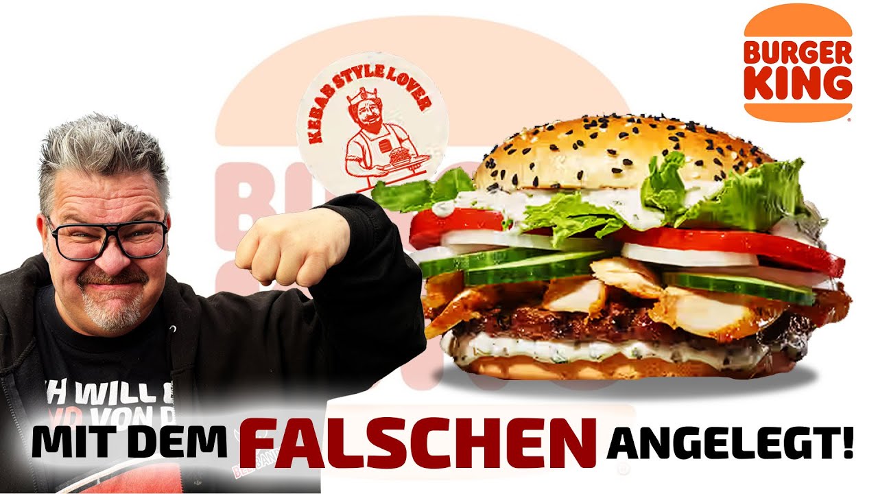 DAS WOLLTE ICH NICHT: BURGER KING ZERSTÖRT bei KEBAB LOVER BURGER TEST!