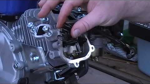 6.5 hp Honda Clone replacing spring, setting valve lash