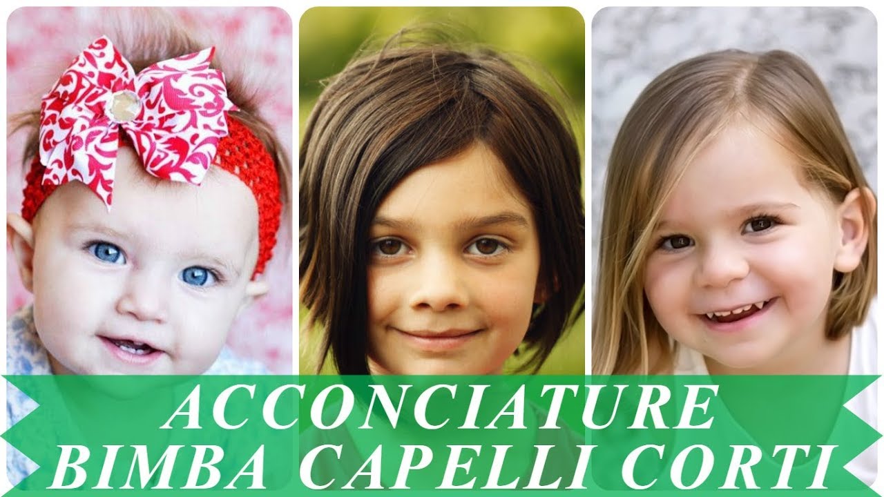 Acconciature Bimba Capelli Corti Prima Comunione Youtube