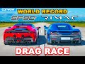 Ferrari SF90 v Rimac Nevera: DRAG RACE *REKOR DUNIA!!*