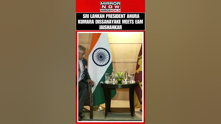 EAM Dr S Jaishankar Meets Sri Lankan President Anura Kumara Dissanayake | #shorts