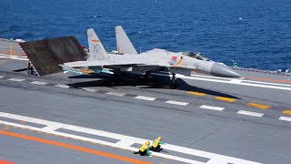 China's J-15 'Flying Shark' Takes Off from 3rd Aircraft Carrier